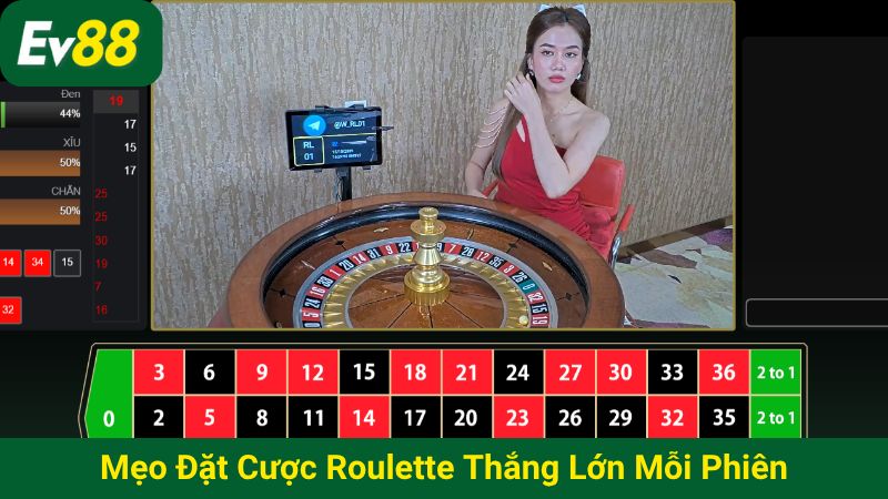 Mẹo đặt cược Roulette thắng lớn mỗi phiên