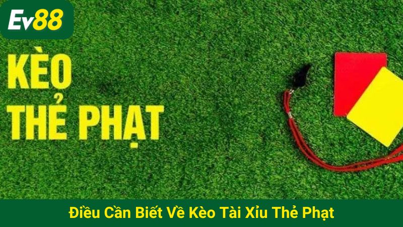 Điều cần biết về kèo tài xỉu thẻ phạt