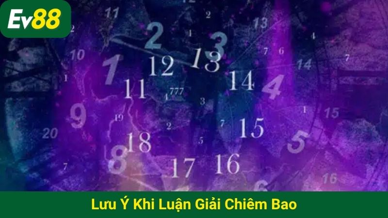 Lưu ý khi luận giải chiêm bao